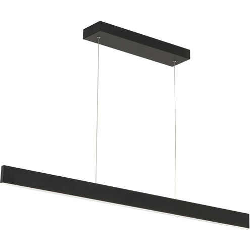 Stealth LED 1 inch Black Linear Pendant Ceiling Light