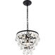 Kora 3 Light 13 inch Black Pendant Ceiling Light