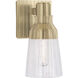 Carnival Sconce Wall Light in Satin Brass