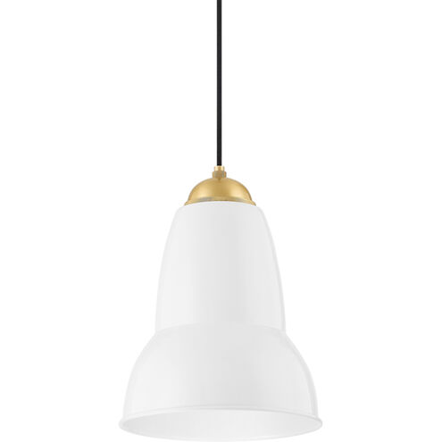 Jamila 1 Light 10 inch Aged Brass Pendant Ceiling Light