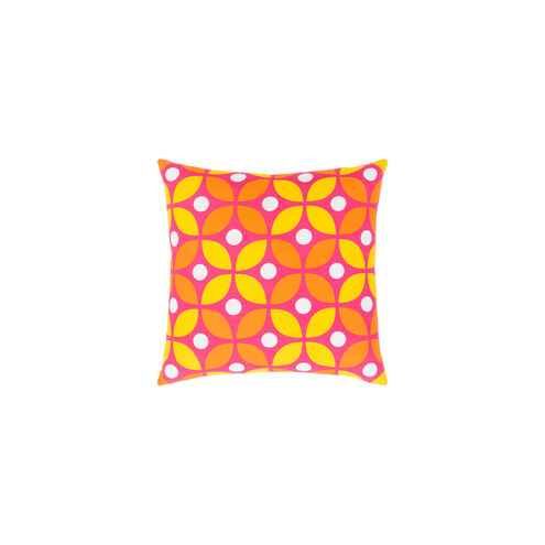 Miranda 20 X 20 inch Bright Yellow and Bright Orange Throw Pillow
