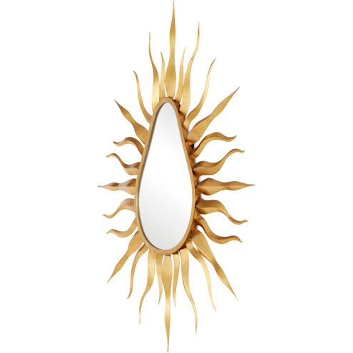 K'iin 46.5 X 41 inch Contemporary Gold Leaf/Mirror Mirror, Marjorie Skouras Collection