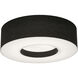 Montclair 2 Light 12 inch Black Flush Mount Ceiling Light