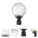 Havana 1 Light 15 inch Matte Black Exterior Post Mount Light
