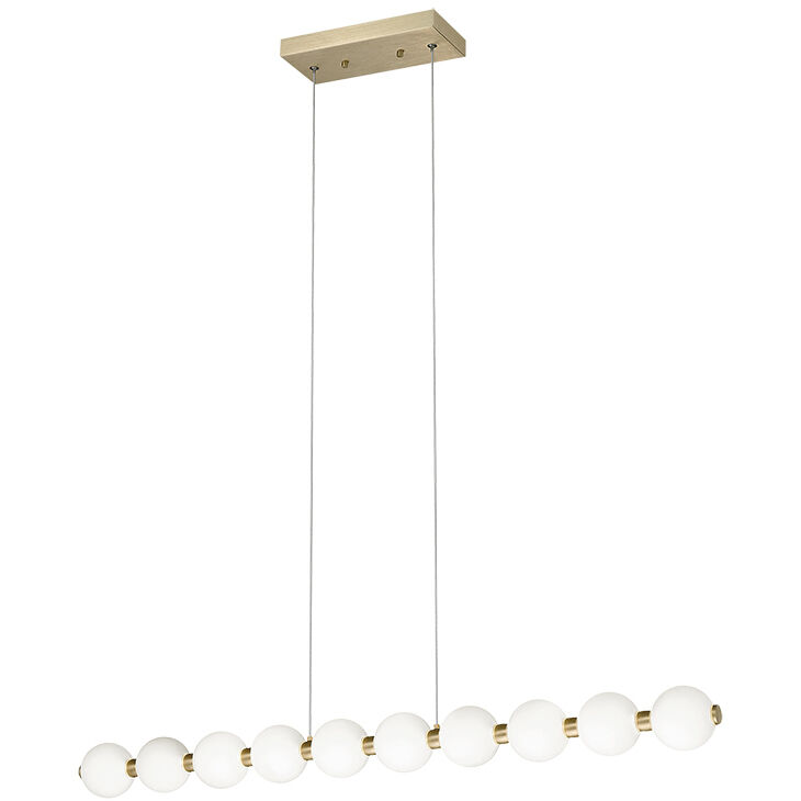 Oni LED 37.38 inch Oxidized Gold Chandelier Ceiling Light