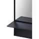 Otavi 35 X 35 inch Black Wall Mirror