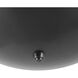 Overland 3 Light 18.13 inch Urban Bronze Flush Mount Ceiling Light