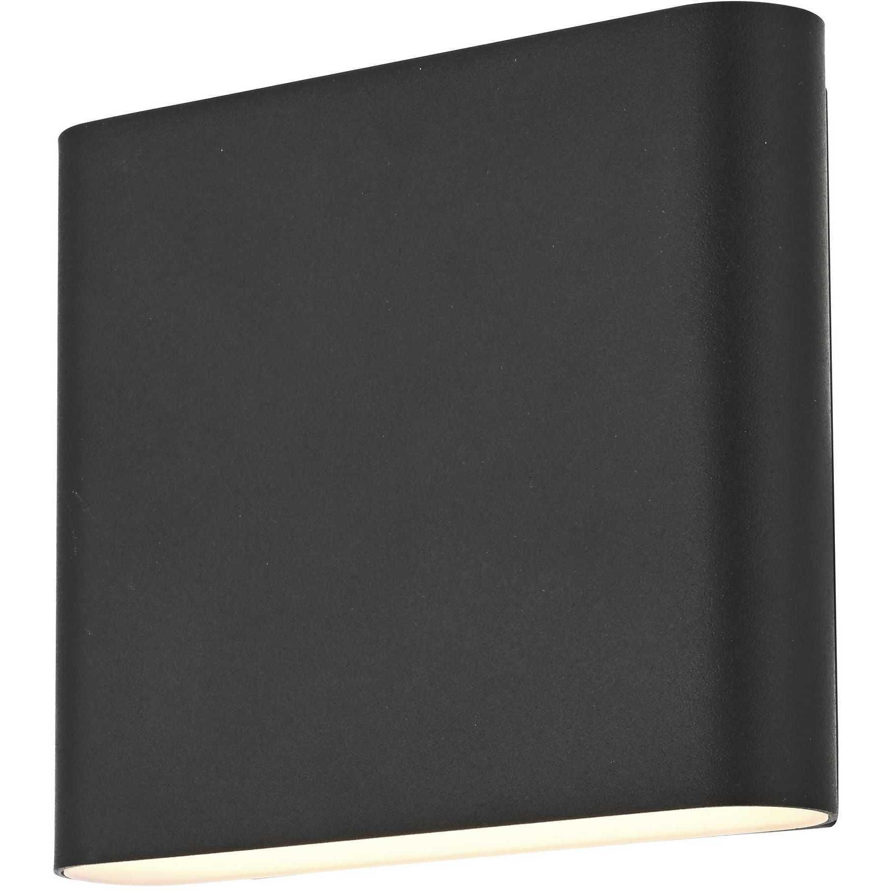 Clyde 2 Light 5 inch Black Outdoor Wall Sconce