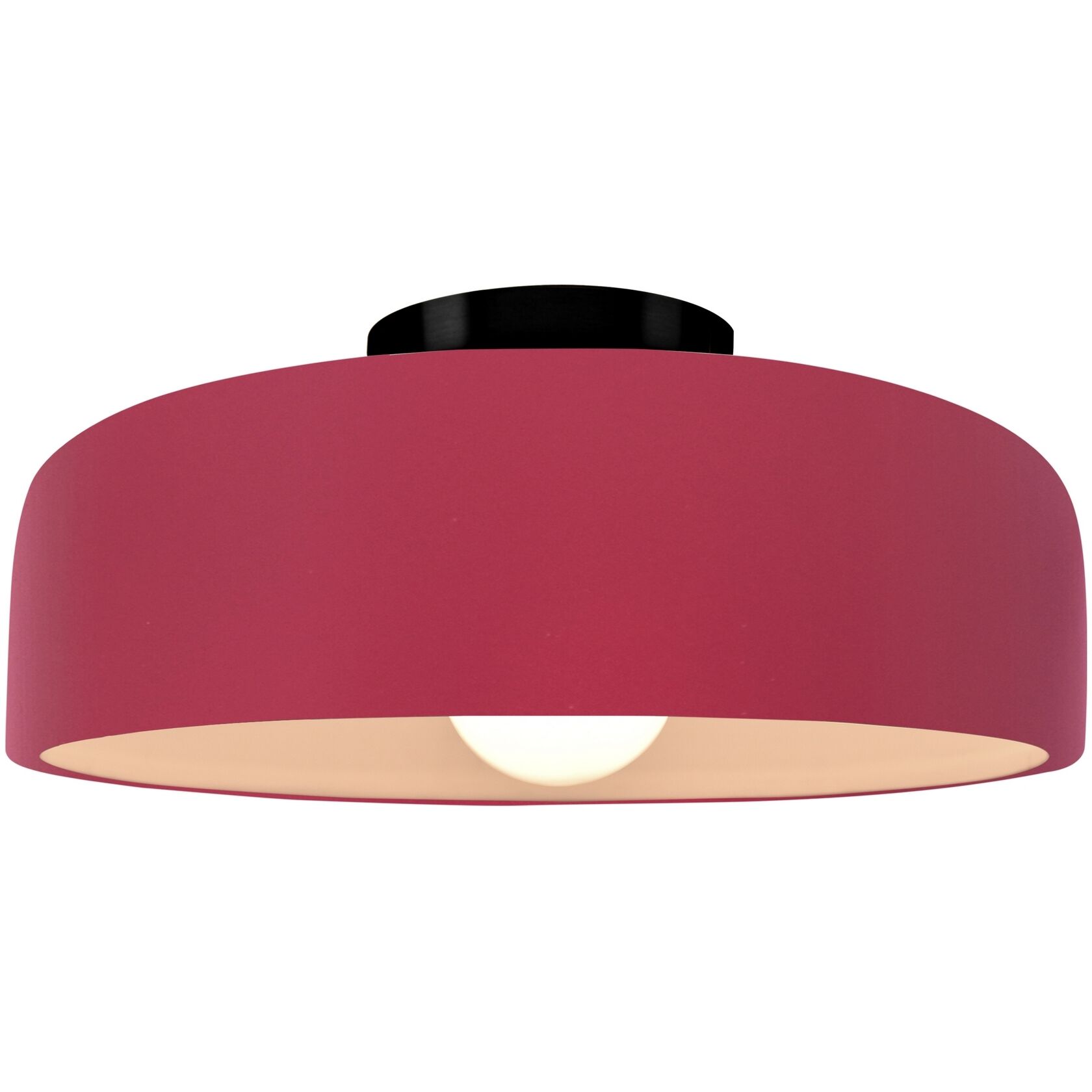 Radiance Collection - Spire LED 10 inch Cerise Semi-Flush Ceiling Light, Form+Finish+Function