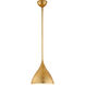 AERIN Agnes 1 Light 10 inch Gild Pendant Ceiling Light, Small