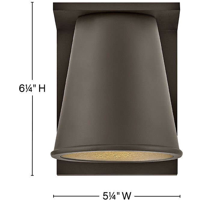 Coastal Elements Hans 1 Light 6.25 inch Architectural Bronze Outdoor Wall Mount