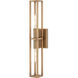 Bergen 2 Light 4.5 inch Antique Brass ADA Wall Sconce Wall Light
