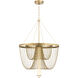 Jezelle LED 34.25 inch Legacy Brass Pendant Ceiling Light