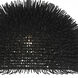 Urchin 1 Light 18 inch Black Mini Pendant Ceiling Light