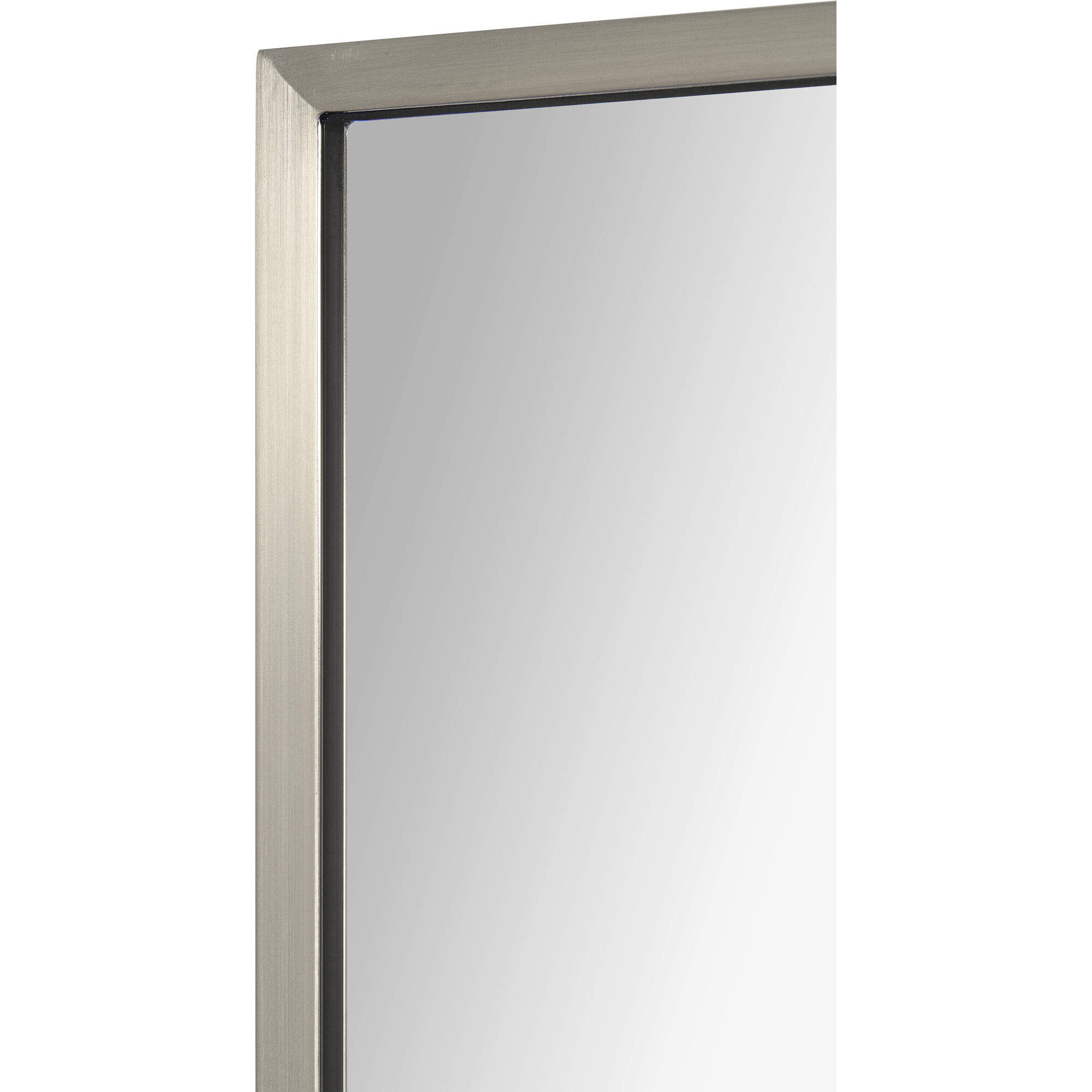 Roderick 35.5 X 23.5 inch Satin Nickel Wall Mirror