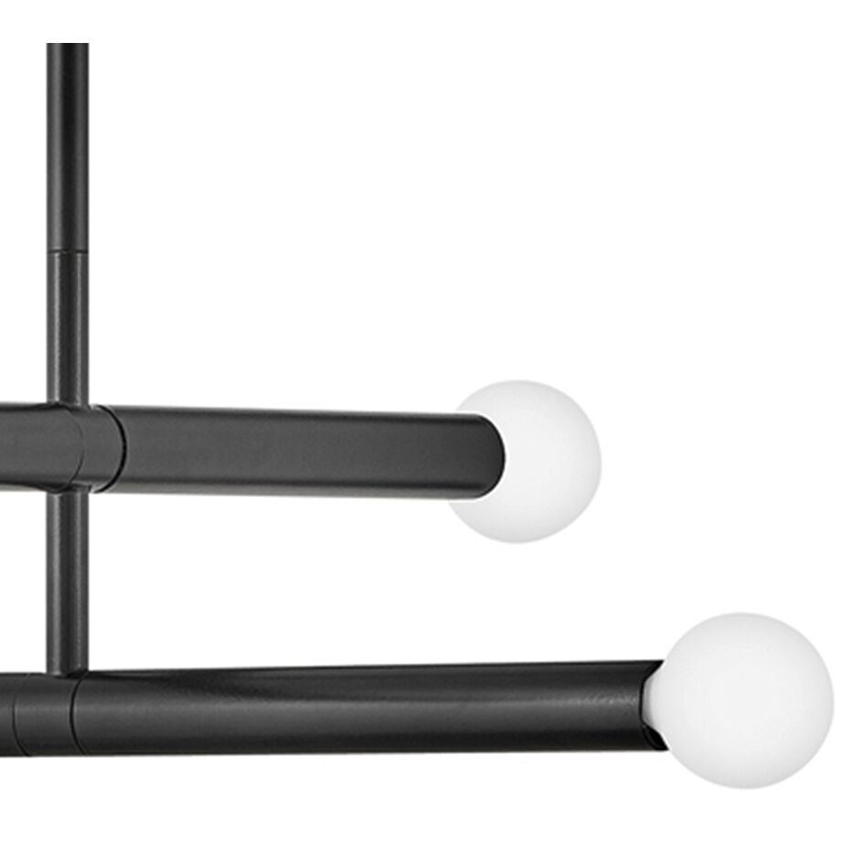 Millie LED 15.75 inch Black Pendant Ceiling Light, Semi-Flush Mount