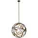 Neptune LED 28 inch Bronze Gold Pendant Ceiling Light