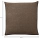 Ria 22 X 22 inch Carob Brown Pillow