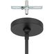 Tremolo LED 36 inch Textured Black and Champagne Gold Chandelier Ceiling Light