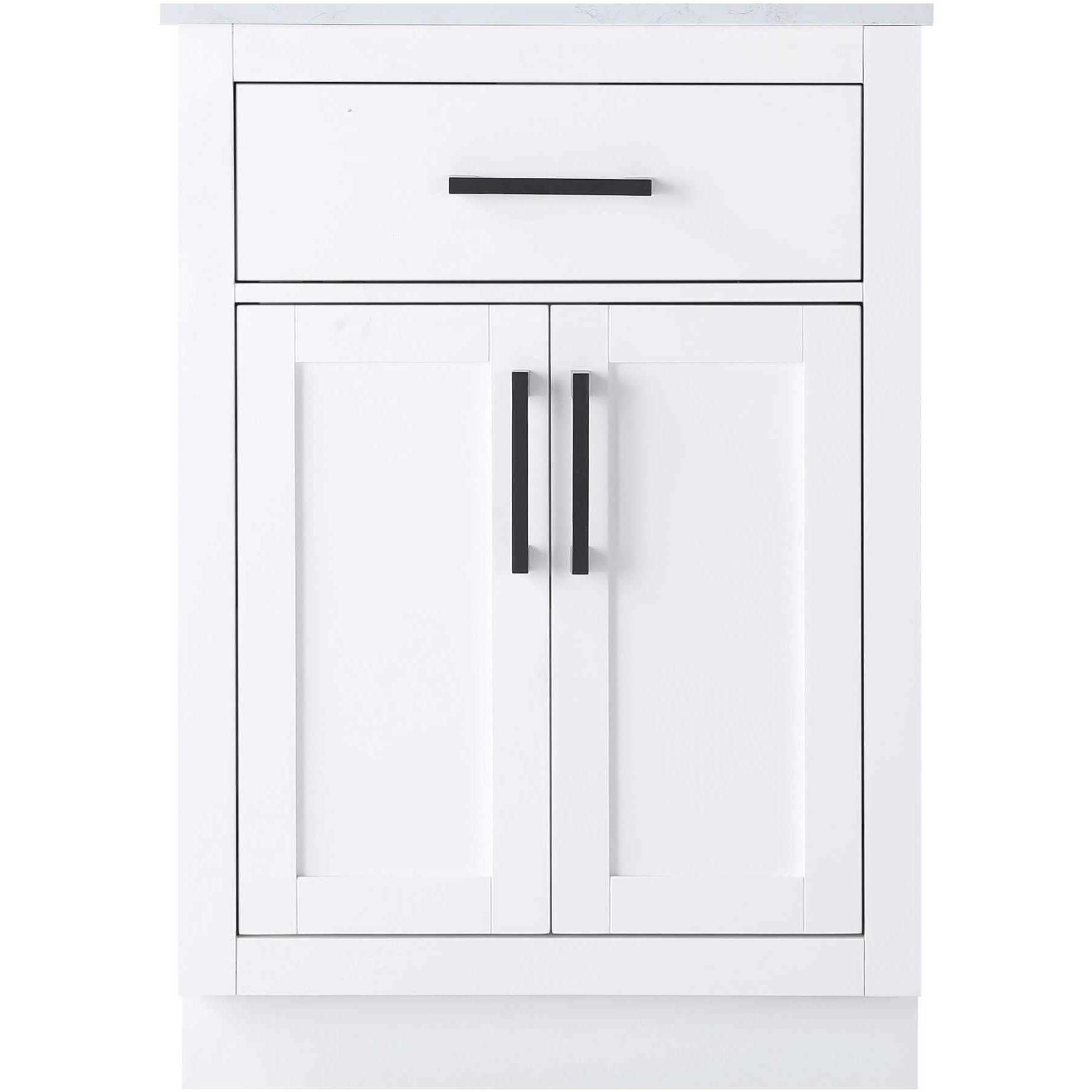 Alden 24 X 35 inch White Bathroom Vanity Cabinet