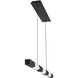 Super Star LED 47 inch Black Linear Pendant Ceiling Light, dweLED