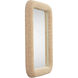 Confetti 38 X 26.25 inch Natural and Bleached and Off-White Mirror, Inline