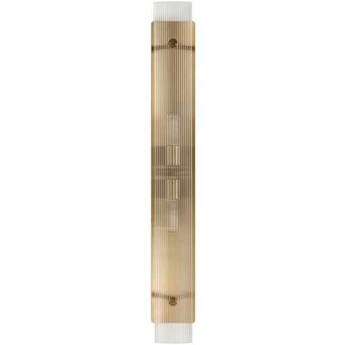 Elmhurst 2 Light 5 inch Warm Brass Vanity Sconce Wall Light