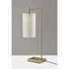 Matilda 25 inch 6.00 watt Antique Brass Table Lamp Portable Light, with Smart Switch