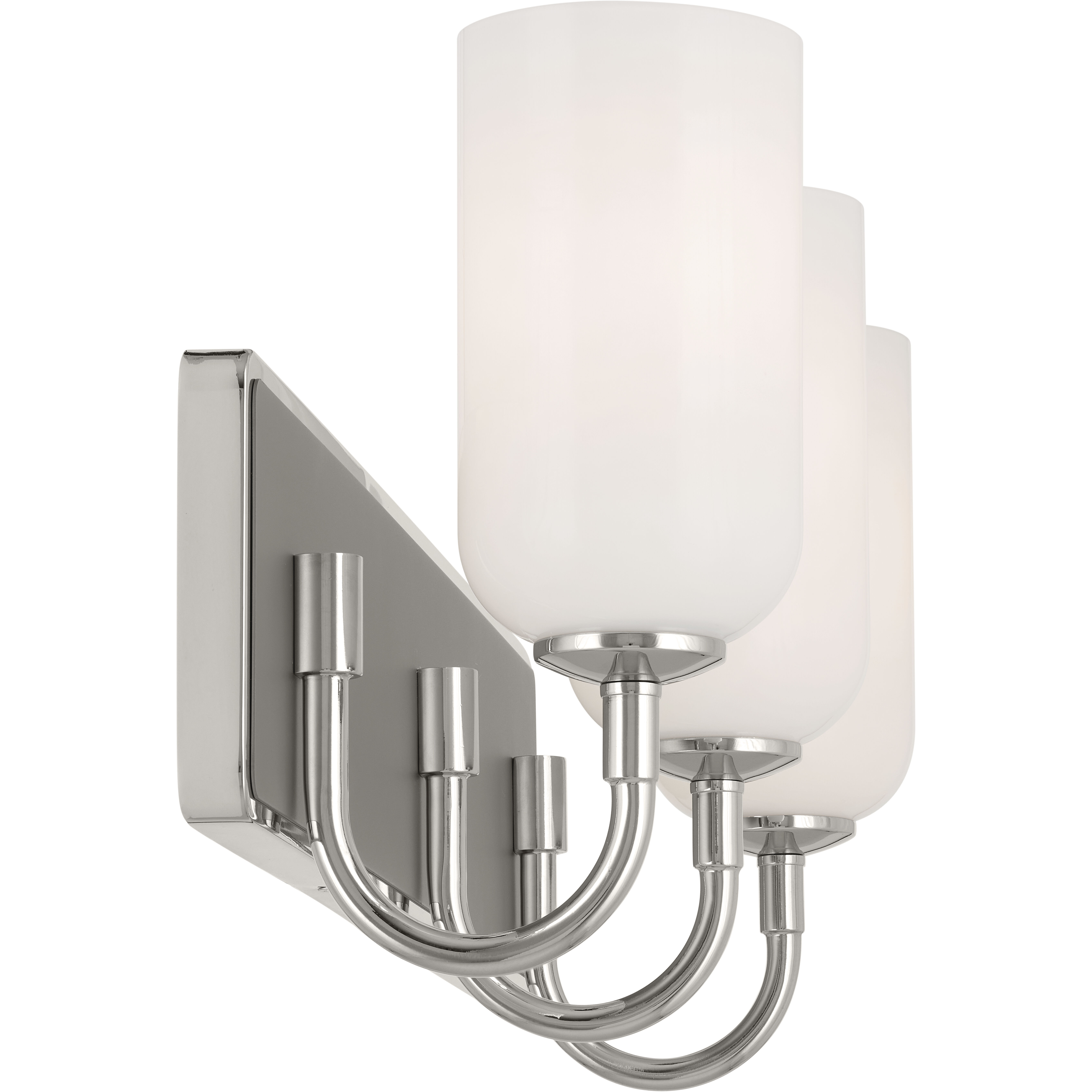 Solia LED 24 inch Polished Nickel with Satin Nickel Bathroom Vanity Light Wall Light