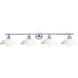 Willowbrook 4 Light 42.25 inch Polished Chrome Wall Sconce Wall Light