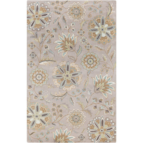 Athena 72 X 48 inch Sky Blue/Camel/Tan/Dark Green/Sage/Beige/Taupe Rugs, Wool