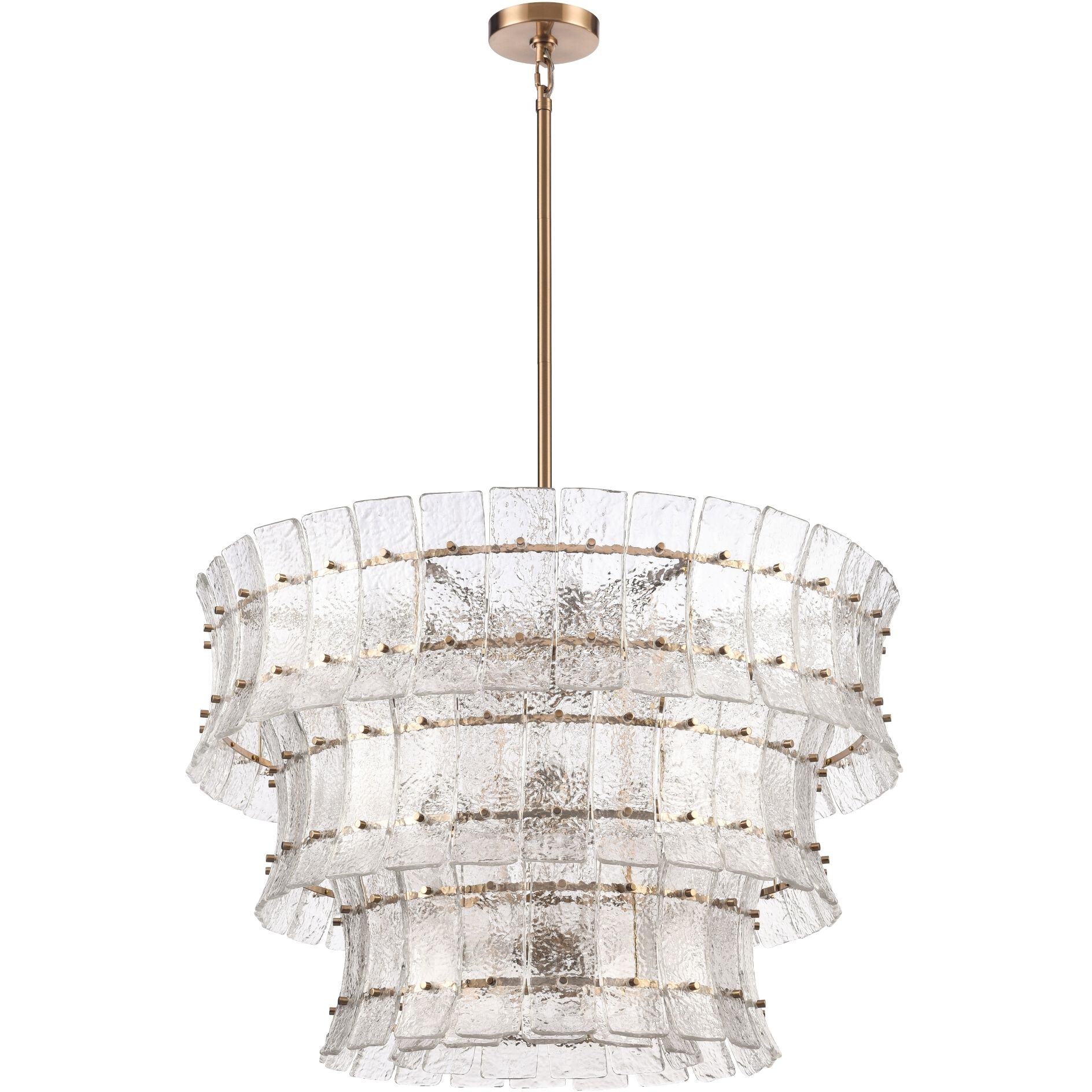 Sophie 16 Light 35.5 inch Lacquered Gold Pendant Ceiling Light