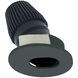 Iolite Black with Black Recessed Light in 3000K, Round Slot Aperture
