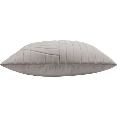 Ultar 20 inch Cool Grey Indoor Pillow