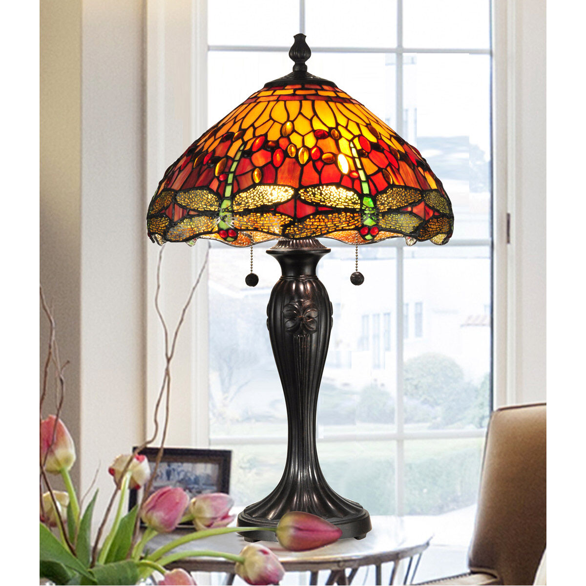 Dale tiffany dragonfly table lamp cheap