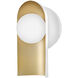 Zuri Sconce Wall Light in Satin Off-White