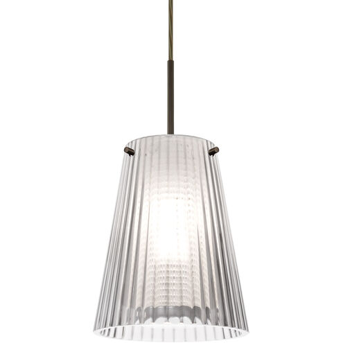 Dion 1 Light Bronze Cord Pendant Ceiling Light