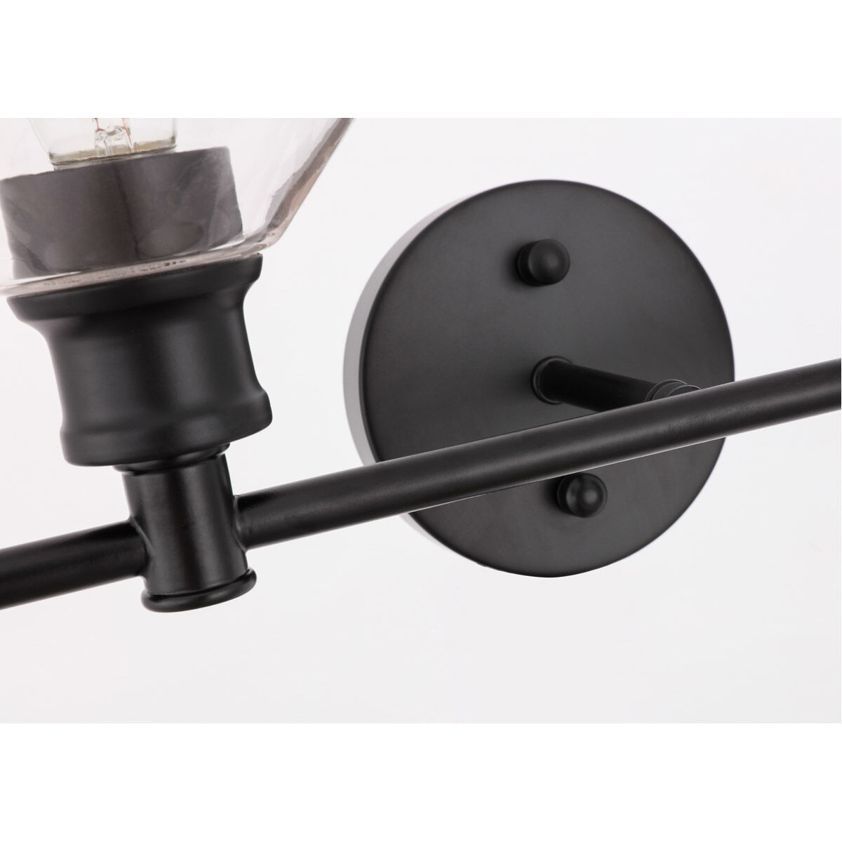 Gene 2 Light 19 inch Black Wall sconce Wall Light