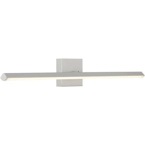 Float 1 Light 24.25 inch Silver Bath Vanity Light Wall Light