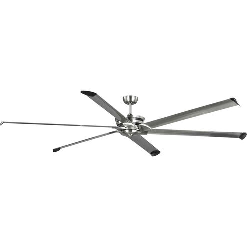 Huff 96 inch Brushed Nickel Ceiling Fan