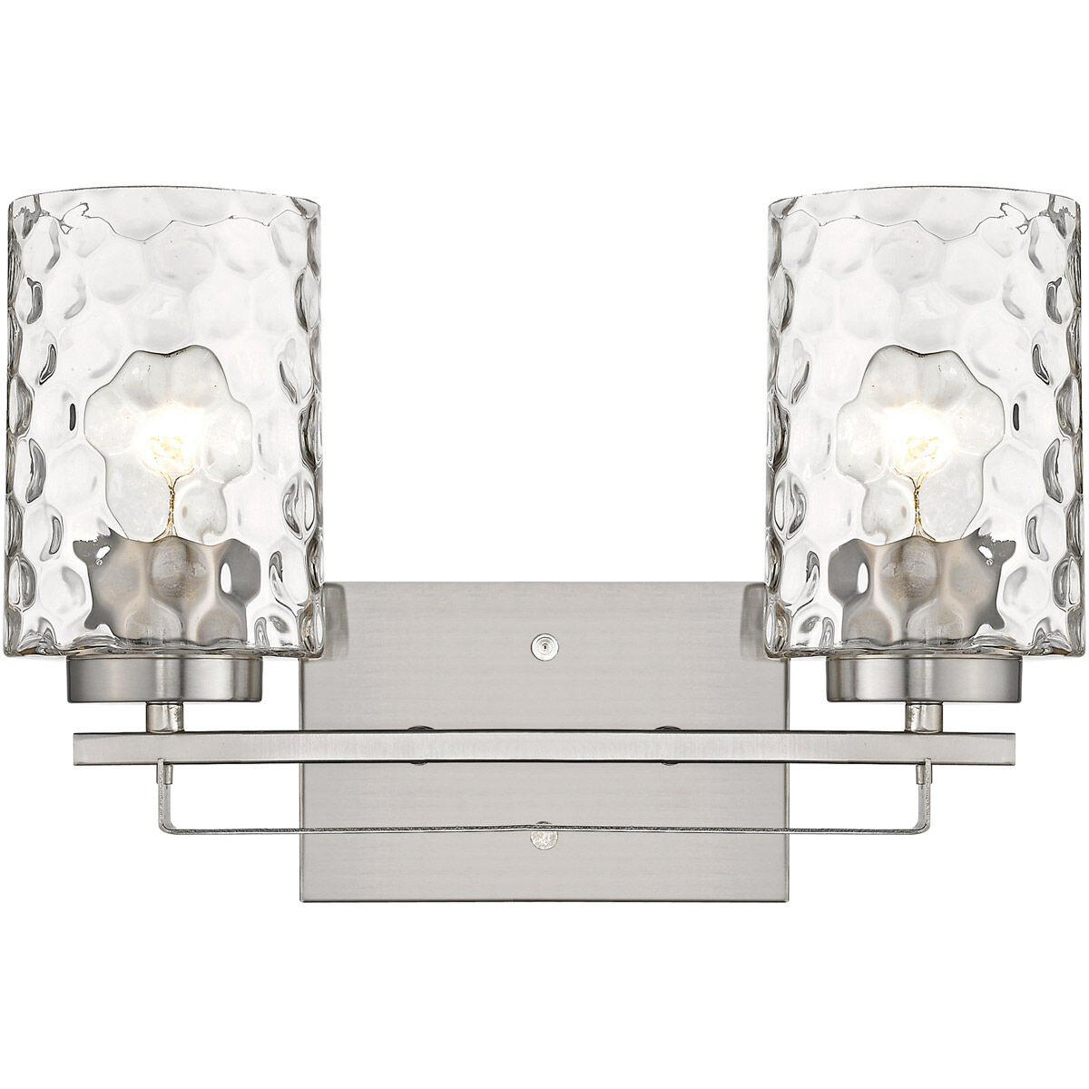 Livvy 2 Light 15 inch Satin Nickel Vanity Light Wall Light