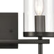 Oakland 2 Light 13.5 inch Black Vanity Light Wall Light