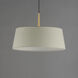 Paramount LED 16 inch Natural Aged Brass Single Pendant Ceiling Light