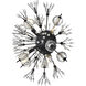 Vera 4 Light 14 inch Black Wall Sconce Wall Light, can be Flush Mounted