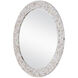 Uma 38 X 38 inch Natural and White Mirror