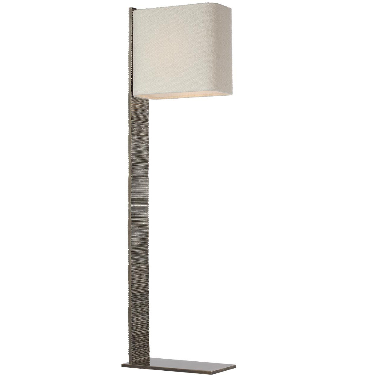 Anne-Marie Barton Fumar 54.75 inch 8.00 watt Ridged Graphite Statement Floor Lamp Portable Light