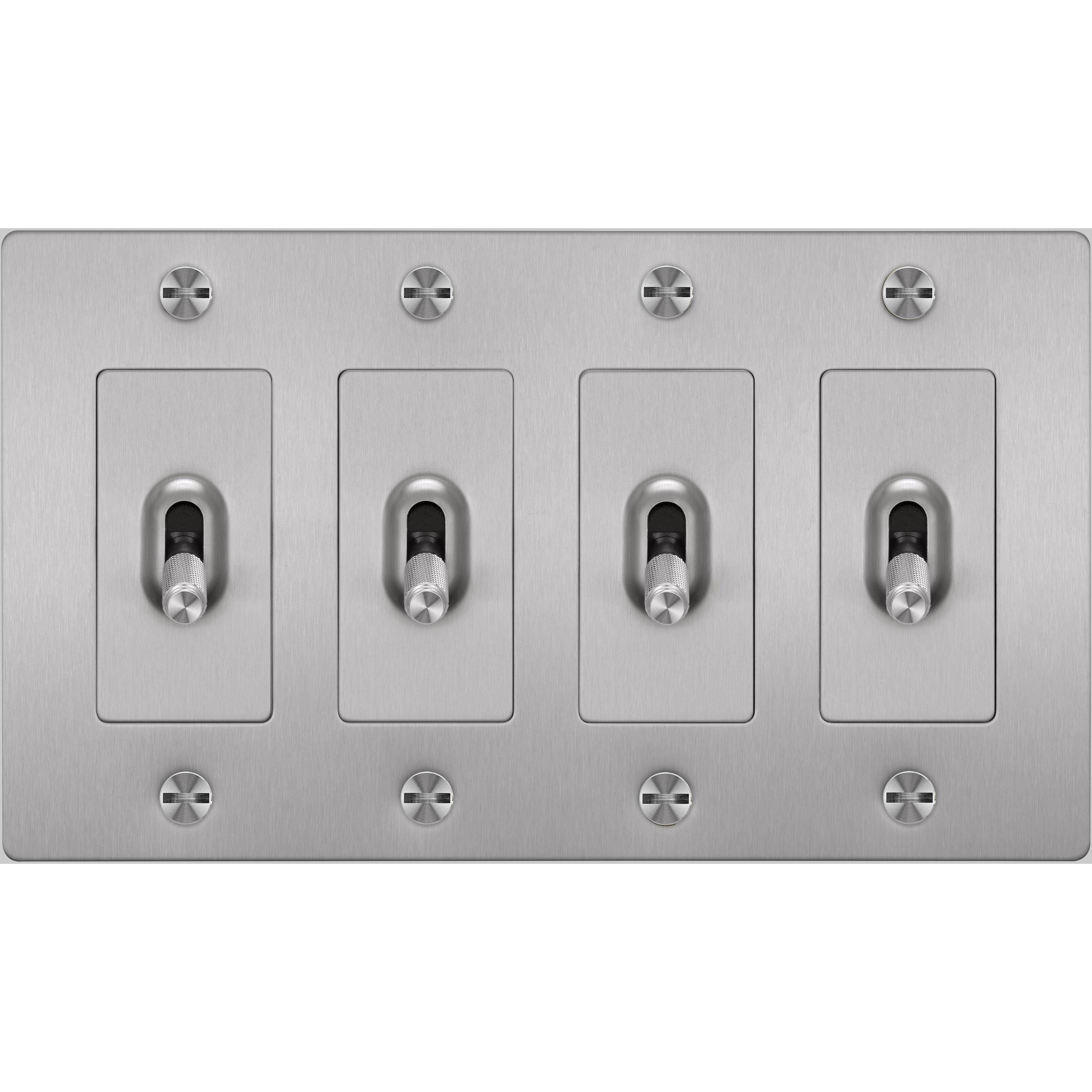 4G Toggle 120-277 Steel Light Switch