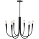 Bronte LED 24.5 inch Black Chandelier Ceiling Light