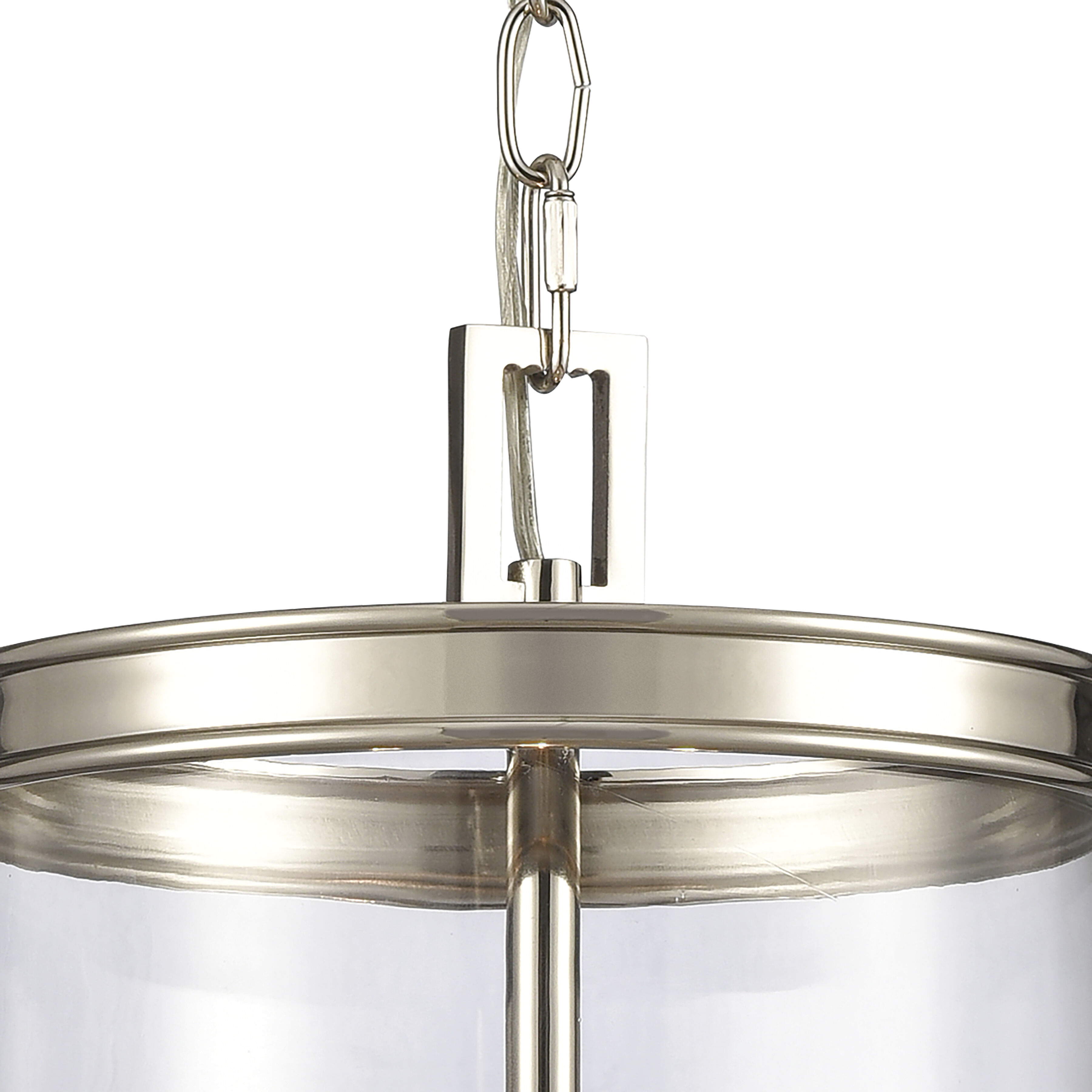 Mendoza Pendant Ceiling Light in Polished Nickel