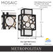 Mosaic 1 Light 8 inch Oil Rubbed Bronze Wall Mount Wall Light